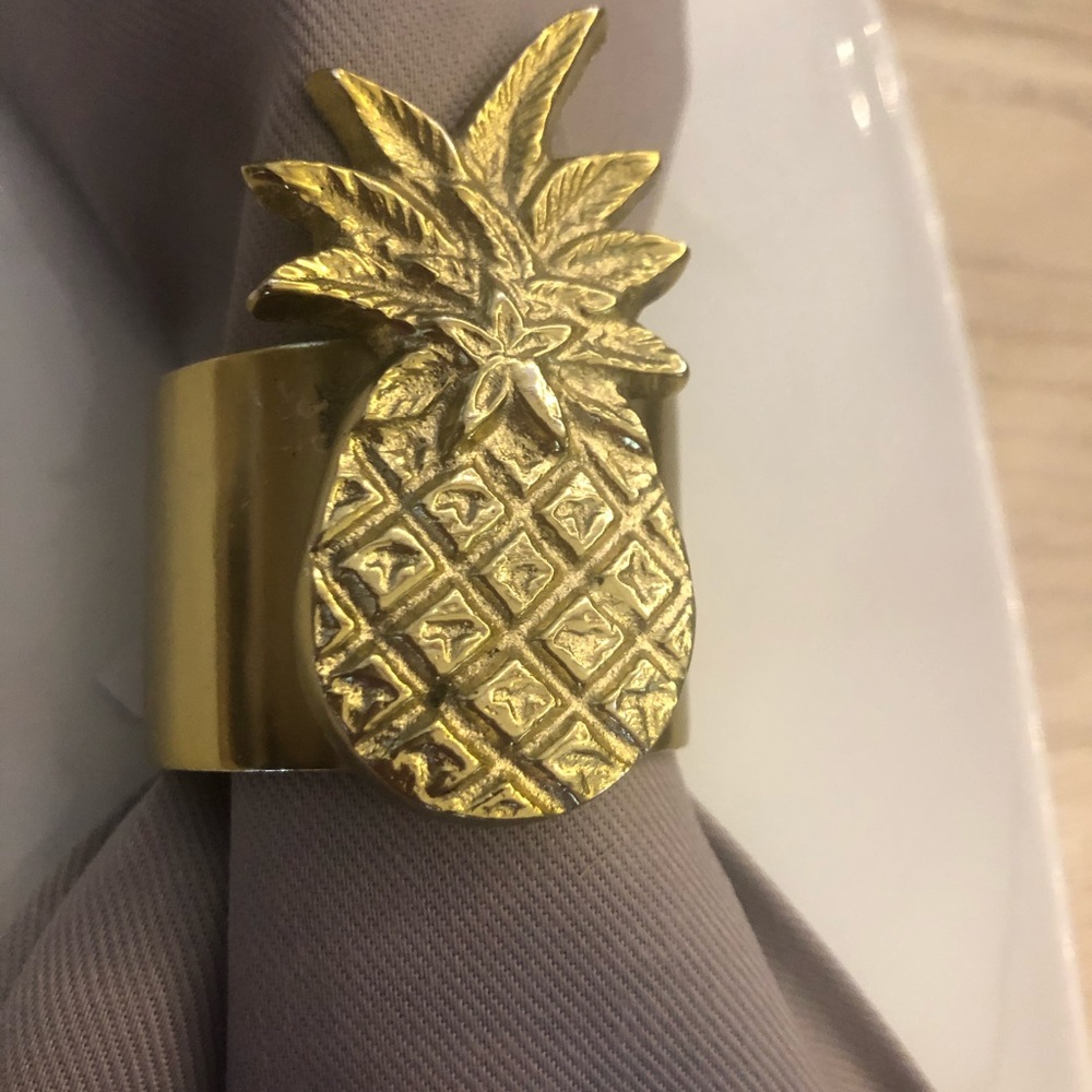 Pineapple napkin rings - Picture 6 of 8